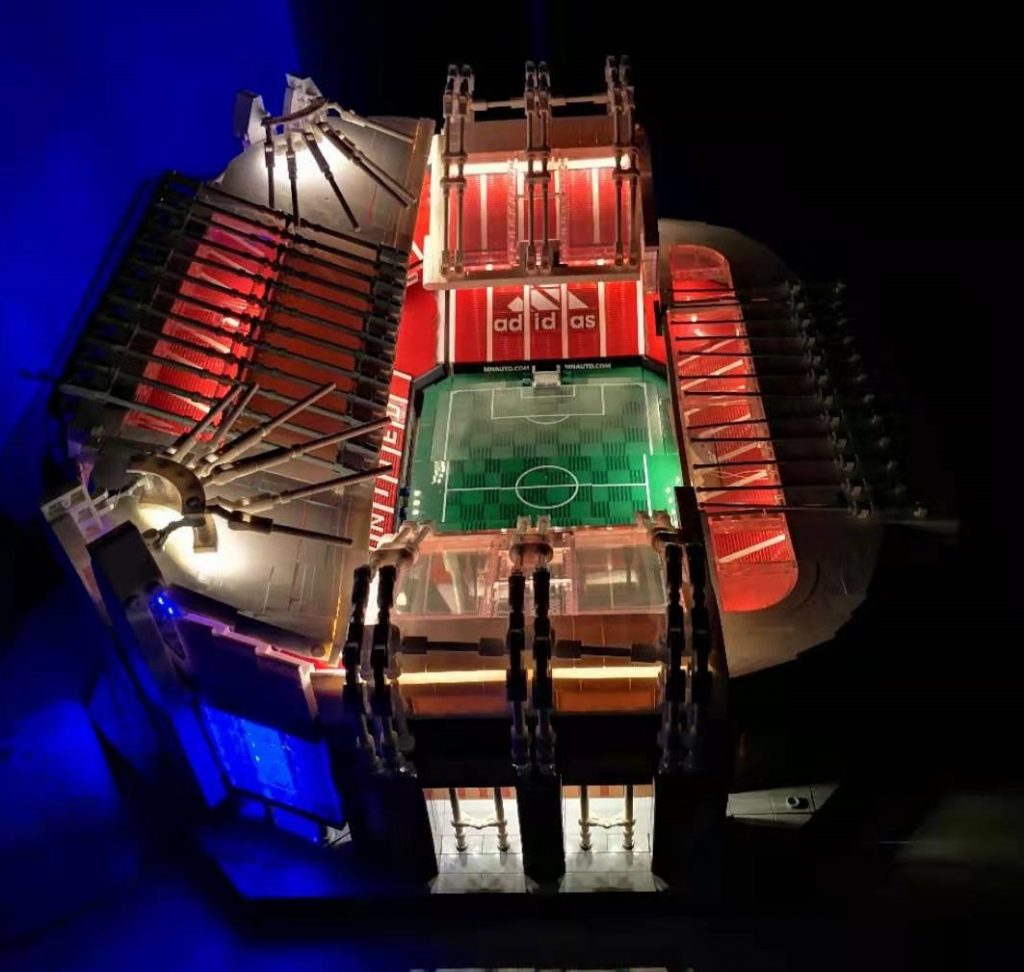 Old Trafford Manchester United 10272 LED Lighting Kit Glow Bricks