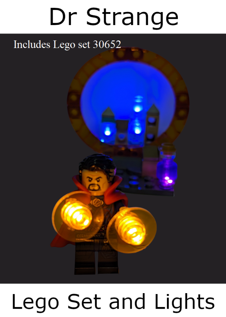 Dr Strange LegoⓇ Set and Light Kit (30652 LegoⓇ Set included) – Glow Bricks